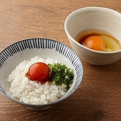 まんまる卵で食べるたまごかけごはん