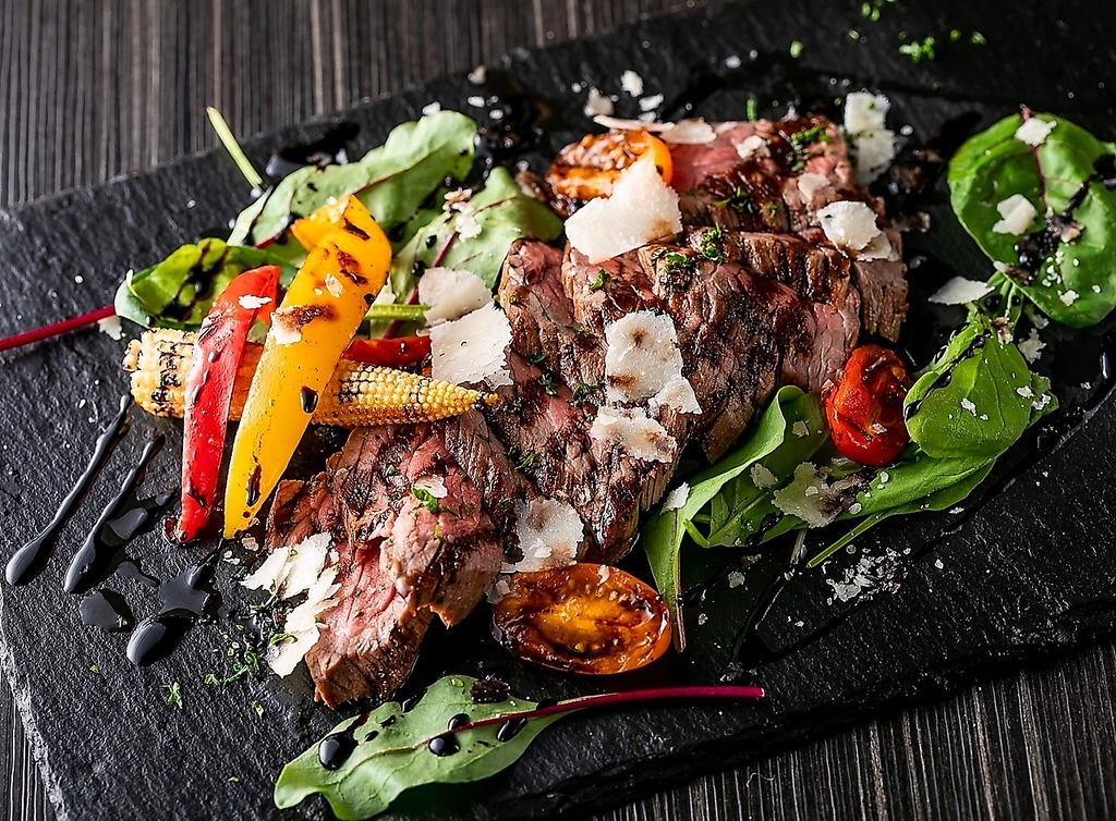 甲州ワインビーフのタリアータ