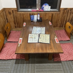 4名様用のお座敷もご用意しております。