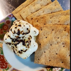 メープルクリームチーズクラッカー添え