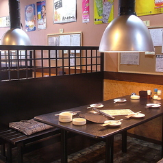 4～6名様用のテーブル席。