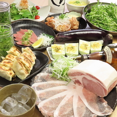 あご出汁 餃子 ゆでタン さんじ 並木坂店のコース写真