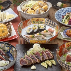 藁焼き鰹たたき 明神丸 GEMS 茅場町のコース写真