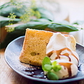 料理メニュー写真&nbsp;補の茶のシフォンケーキ
