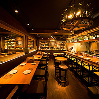 温かみのあるモダンな空間で寛ぎのひとときをご提供♪