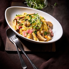 【和風】ホタテときのことベーコンのバター醤油