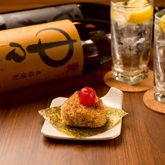 宝玉卵の焼きおにぎりTKG