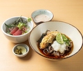 料理メニュー写真&nbsp;うなぎ天おろし涼風そば&ミニ丼とろろセット
