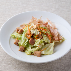 スパムミートとキャベツの旨辛炒め