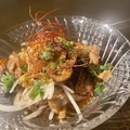 料理メニュー写真&nbsp;鶏皮炙りぽん酢