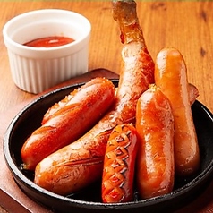 いろいろウインナー鉄板焼き