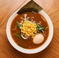 料理メニュー写真&nbsp;ど・みそ×麺屋しらかわコラボ　味玉入り