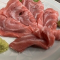 料理メニュー写真&nbsp;希少　天然　本マグロ　脳天刺身