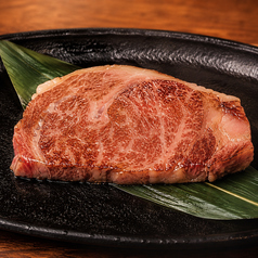 『国産和牛の鉄板焼き』