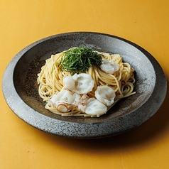 タコと大葉の和ペペロンチーノ