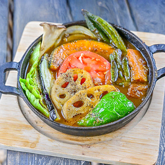 トマトと野菜のスープカレー