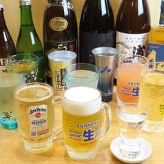 豊富なお酒のラインナップで、あなた好みの一杯に