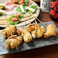 料理メニュー写真&nbsp;海鮮串揚げ3種