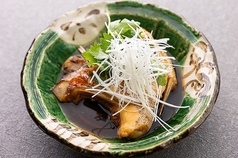 本日のカマ煮付け