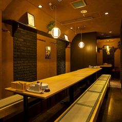 店内貸切は最大46名様まで可能です。