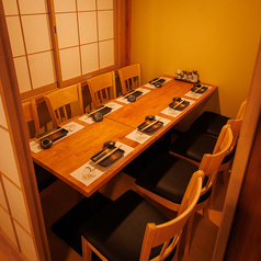 多数の個室を完備!デートやパーティー女子会にもゆっくりとお食事を楽しんでいただけます。