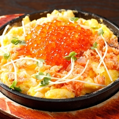イクラどっさり盛り♪鉄板玉子焼き
