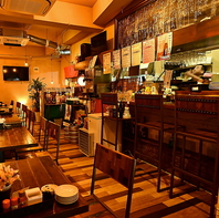 居心地の良さを追求したアットホーム空間