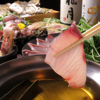 ◆天然魚にこだわった海鮮料理の数々