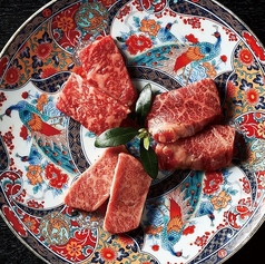 特選霜降り黒毛和牛 三種盛合せ