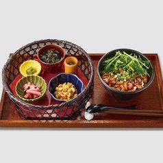 ごま鯵のタタキの鯛出汁茶漬け