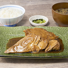 まぐろの煮付け定食