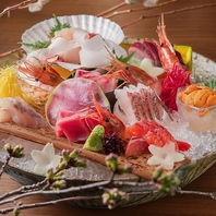 【獲れたて新鮮な鮮魚】まずはお刺身でご賞味あれ