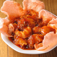 某高級ホテルレシピの海老チリソース(4匹)