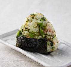 野沢菜昆布おにぎり