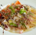 料理メニュー写真&nbsp;本日鮮魚のカルパッチョ～2種のソース～