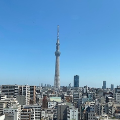 カウンター席からの眺望◎！