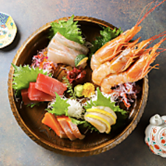 直送鮮魚 刺身3点盛り