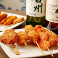 料理メニュー写真&nbsp;串揚げ5本盛り合わせ
