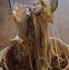 秋ナスとベーコンのトマトボルケーノパスタ