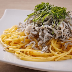 しらすたっぷりペペロンチーノ