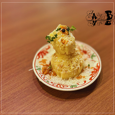 たっぷりチーズのポテサラ