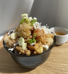 ネギ塩から揚げ丼