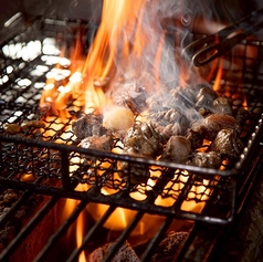 【炭火焼】地鶏の炙り焼き