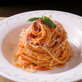 料理メニュー写真 スパゲッティ　シンプルなトマトソース