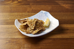 鶏皮パリパリ焼き