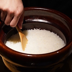 土鍋で炊いた白ごはん