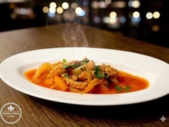 旨味たっぷり トリッパのトマト煮込み