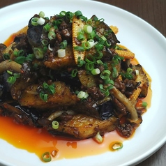 茄子のピリ辛トウチ炒め