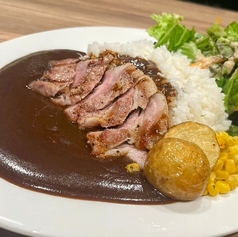 豚肩ロースステーキカレー