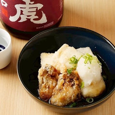牡蠣と豆腐の揚げ出し